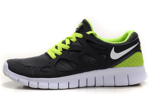 Nike Free Run 2 Womens & Mens (unisex) Dark Gray Green Korea